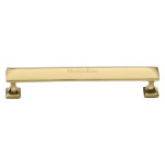 M Marcus Heritage Brass Pyramid Design Cabinet Handle 152mm Centre to Centre